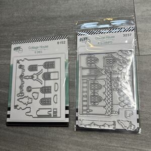 LDRS Creative Stamp & Die Combo Set ~ COTTAGE HOUSE - 8152, 3237 New
